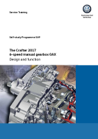 VW - SSP 569_The Crafter 2017 - 6-speed manual gearbox 0AX - Self Study Programme 